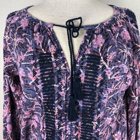 NWT Lucky Brand Long Sleeve Tunic Size M - Picture 2 of 8